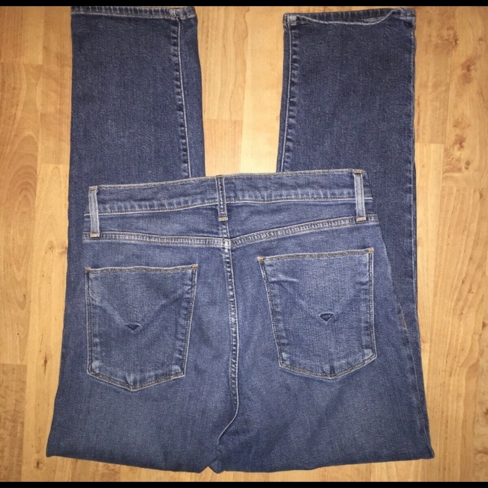 Hudson Zoeey High Rise Straight Crop Jeans